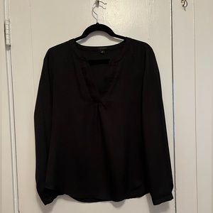 Ann Taylor loft black blouse